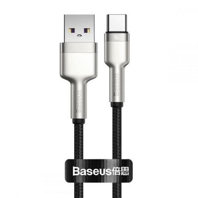 Baseus Cafule Metal USB-C Kabel Pd40w/5a 25cm - Svart