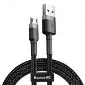Baseus Cafule micro USB kabel QC 3.0 2.4A 0,5M Svart-Grå