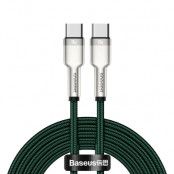 Baseus Cafule USB-C - USB-C Kabel 100 W 2m - Grön