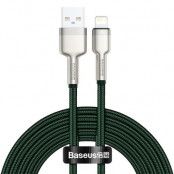 Baseus Cafule USB Till Lightning Kabel 2 m - Grön