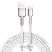 Baseus Cafule USB Till Lightning Kabel 2 m - Vit