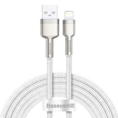 Baseus Cafule USB Till Lightning Kabel 2 m - Vit
