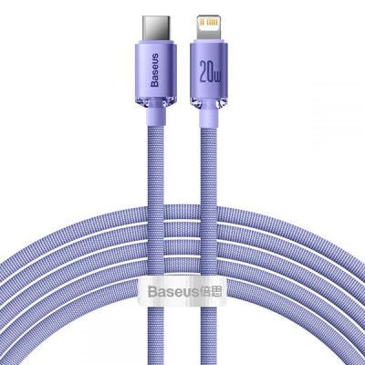 Baseus Crystal Shine USB-C to Lightning Kabel PD 20W 200cm - Lila