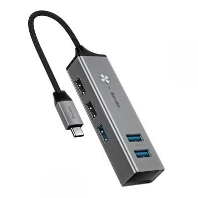 BASEUS D0G Adapter Typ-C To Usb 5In1 Gray