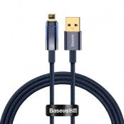 Baseus Explorer USB Till Lightning Kabel 1 m - Blå