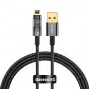Baseus Explorer USB Till Lightning Kabel 1 m - Svart