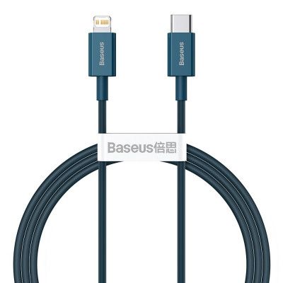 Baseus USB-C Till Lightning 20W 1m Kabel Superior PD - Blå