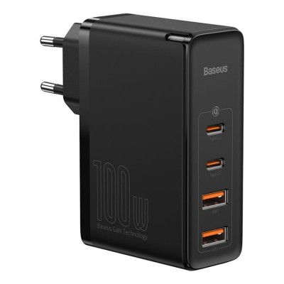 Baseus GaN2 Pro Väggladdare USB Type-C 100W - Svart