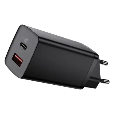 Baseus GaN2 Väggladdare USB Till USB-C 65W - Svart