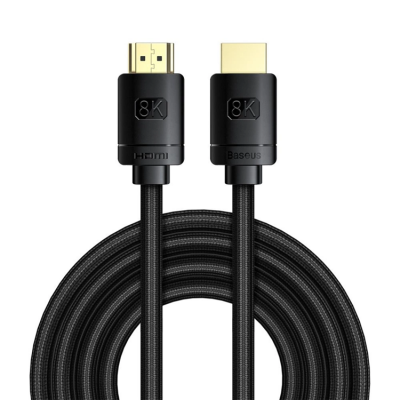 Baseus HDMI 8K Kabel HDR 48 Gbps 3 m - Svart