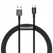 Baseus Huawei Fast Charging USB-C Kabel 1m - Svart
