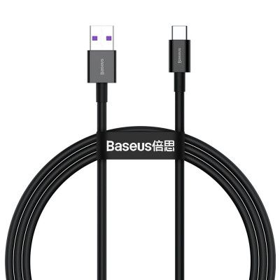 Baseus Huawei Fast Charging USB-C till USB-A kabel 1m - Svart