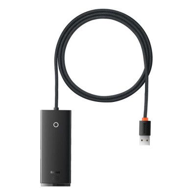 Baseus HUB Adapter USB-A 4xUSB-A 3.0 - Svart