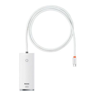 Baseus HUB Typ-C 4x USB Till Typ-C Kabel 1m - Vit