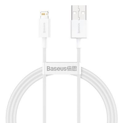 Baseus USB-A till Lightning kabel 1m Superior - Vit