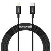 BASEUS kabel USB-C till Lightning PD20W 2m svart