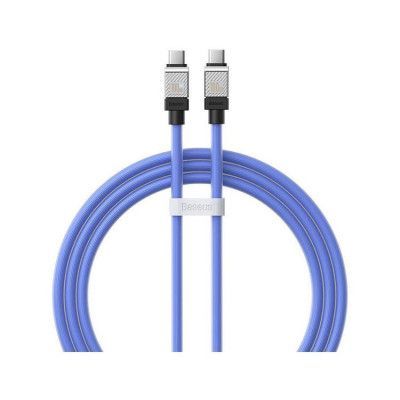 Baseus USB-C till USB-C kabel 1m - Blå