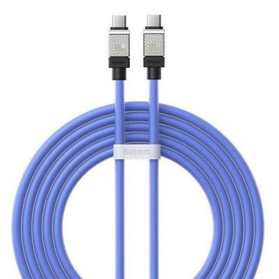 Baseus USB-C till USB-C kabel 2m - Blå