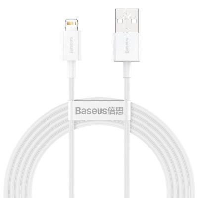 BASEUS kabel USB-C to USB-C PD100W Power Delivery 2m Vit