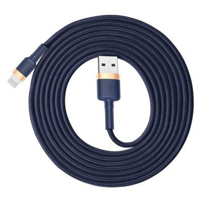 BASEUS kabel USB till Lightning 2A Yvien 1,8m marinblå