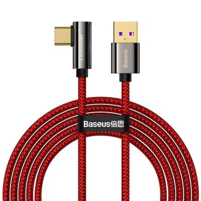 Baseus Kabel USB Type-C 66W 2m - Röd