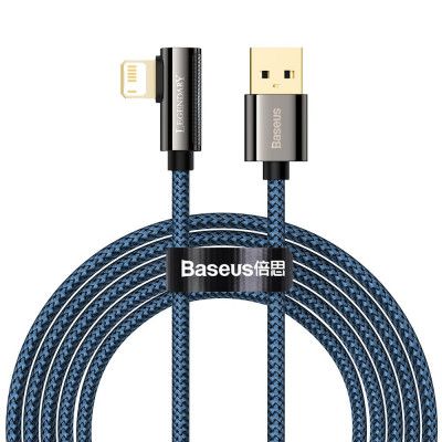 Baseus Lightning Kabel USB 2.4A 1m - Blå