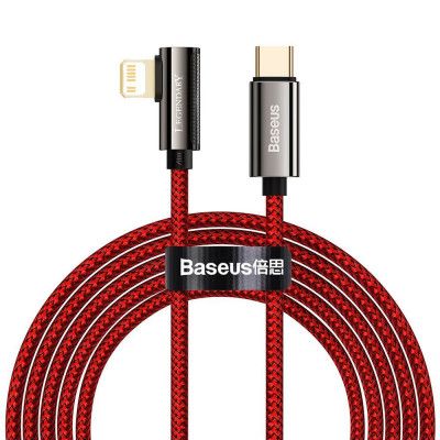 Baseus Lightning Kabel USB-C 20W 2m - Röd
