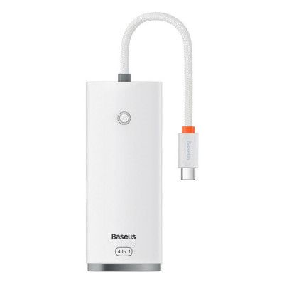 Baseus Lite HUB Typ-C 4x USB - Vit