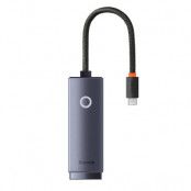 Baseus Lite USB-C Nätverks Adapter - Svart