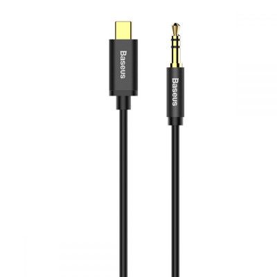 BASEUS M01 USB-C To Aux Kabel 120 cm Svart