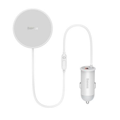 Baseus Billaddare USB-C 25W Trådlös MagSafe 15W - Svart