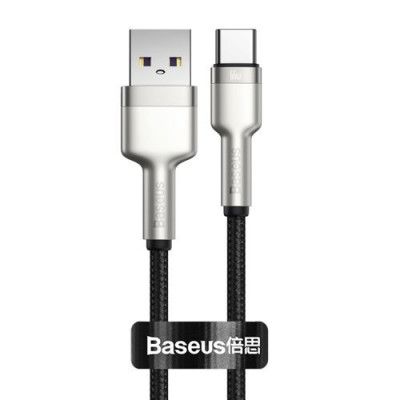 Baseus Metal USB-C Kabel 25cm - Svart