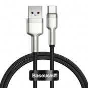 Baseus Metal USB-C Kabel 66W 1m - Svart