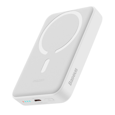Baseus Mini Magnetisk Trådlös Powerbank 10000mAh 30W - Vit