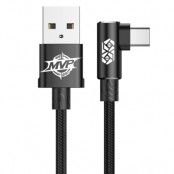 Baseus MVP Elbow Type Kabel USB Type-C 1.5A 2M Svart