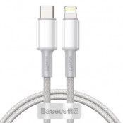 Baseus Power USB-C Till Lightning 20 W Kabel 1 m - Vit