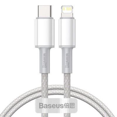 Baseus Power USB-C till Lightning kabel 20 W 1m - Vit
