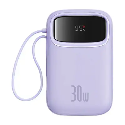 Baseus Powerbank 10000 mAh 30W USB-C QPow 2 - Lila