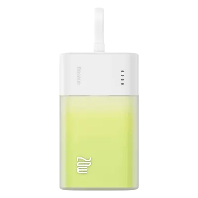 Baseus Powerbank 5200mAh Popsicle 20W - Vit/Grön