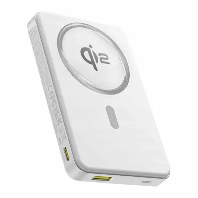 Baseus Qi2 MagSafe Powerbank 10000mAh Airpow II 22.5W - Vit (Vit)