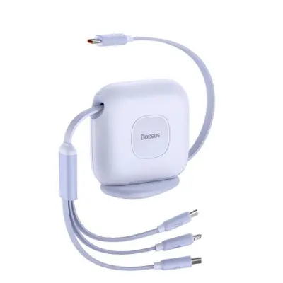 Baseus 3in1 USB-A till USB-C, Lightning, microUSB kabel 100W 1.7m