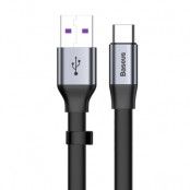 Baseus Simple USB-A till USB-C 40W Kabel 23cm - Grå