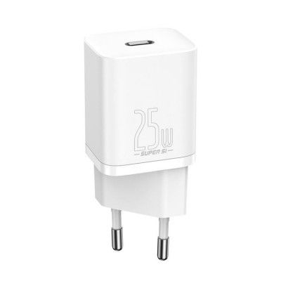 Baseus Super Väggladdare USB-C 25W - Vit