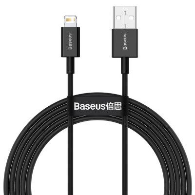 Baseus Superior snabbaddning USB-A till Lightning kabel 2m