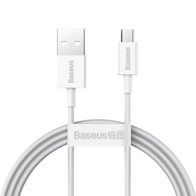 Baseus Superior Kabel Micro USB 2A 1m - Vit