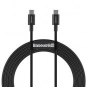 Baseus Superior USB-C till USB-C Kabel 100W 5A 20V 1m - Svart