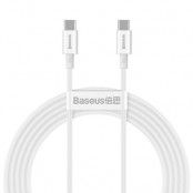 Baseus Superior USB-C till USB-C Kabel 100W 5A 20V 1m - Vit