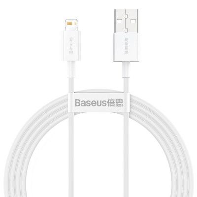 Baseus Superior USB-A till Lightning kabel 1.5m - Vit