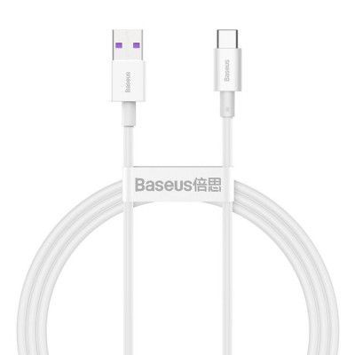 Baseus Superior USB-C till USB-A kabel 66 W 1m - Vit
