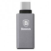 Baseus Type-C 3.1 till 3.0 USB-Adapter - Grå